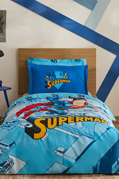 Karaca Home Superman Stronger Tek Kişilik Nevresim Takımı