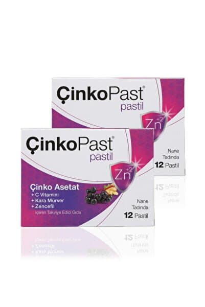 Çinkopast Nane 12 Pastil 2 Adet