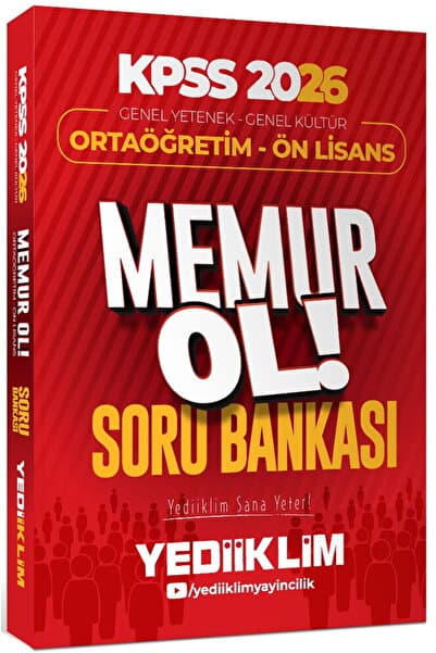 Yediiklim Yayınları Yediiklim 2026 KPSS Genel Yetenek Genel Kültür Ortaöğretim Ön Lisans Memur Ol Soru Bankası