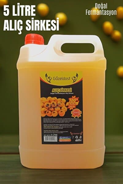 Genel Markalar Alıç Sirkesi 5 Litre Katkısız Ev Yapımı – Saf ve Doğal Lezzet