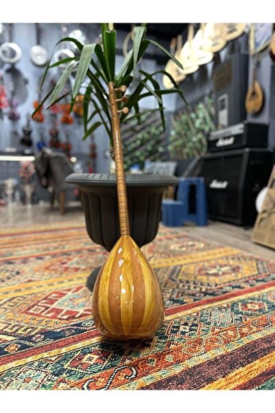 Sazhane Cura Ihlamur Tekne Bağlama (Küçük Saz) 80-85 Cm Uzunluğunda (Kılıf ve Tezene Dahil)