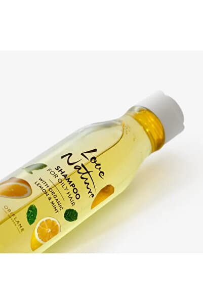 Love Nature Yağlı Saçlar Için Organik Limon Ve Nane Özüne Sahip Şampuan 41354