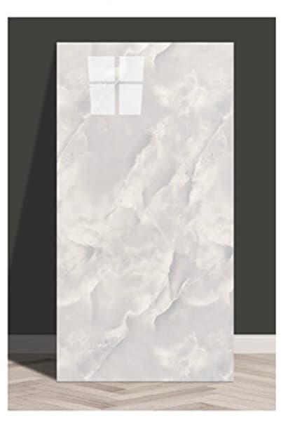 Genel Markalar 30x60 Cm Mermer Desenli Kendinden Yapışkanlı Mutfak Banyo Wc Kaplama Pvc Duvar Paneli