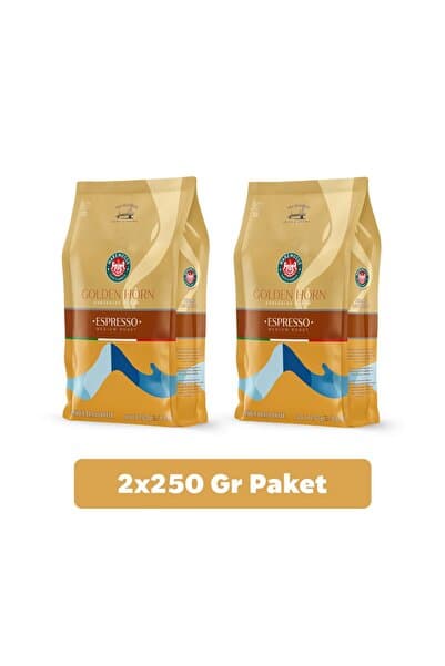 Mare Mosso Caffe ê Vendite Espresso Golden Horn Blend 2X250 Gr. (ÇEKİRDEK VEYA ÖĞÜTÜLMÜŞ) Kahve