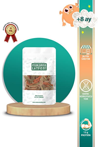 Makarna Lütfen Karışık Sebzeli Erişte ( 8 Ay-200 Gram)