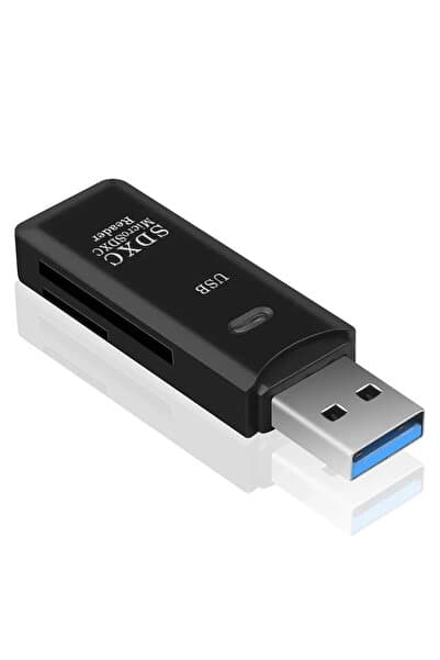 The Wlue 2in1 Usb 3.0 Micro Sd Hafıza Kartı - Tf Kart Okuyucu Hub Adaptör Veri Aktarıcı