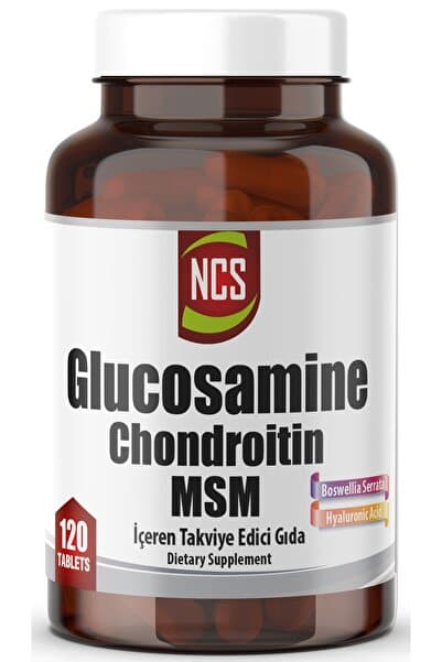 Ncs Glucosamine Chondroitin Msm Hyaluronic Acid Boswellia Serrata 120 Tablet