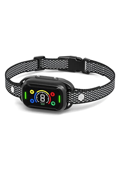 Hopdiye T319 Köpek Havlama Tasması, Büyük Irklara Uygun, 5 Farklı Çalışma Modu, IPX7 Su Dayanıklı, 380mAh Batarya, Siyah