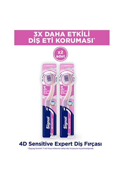 4D Sensitive Diş Fırçası Yumuşak x2