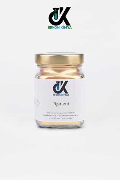 ERKON KİMYA 200 gr Sedefli Toz Pigment Boya / Altınsarı / Epoksi İçin