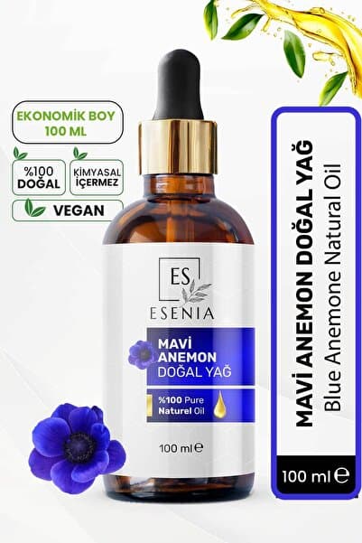 Mavi Anemon Yağı %100 Saf ve Doğal Bitkisel Uçucu Yağ Peppermint Essential Oil 100ML
