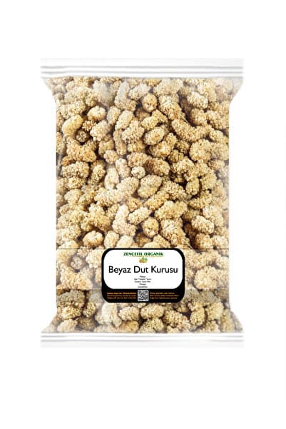 Zencefil Organik Dut Kurusu 500 Gr. Beyaz Dut Doğal Kurutma Yeni Mahsül Kuru Dut Dried White Mulberry 0,5 Kg.