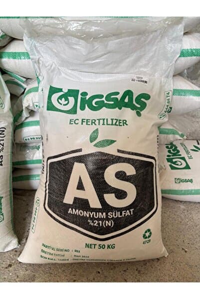 İGSAŞ 25 kg Çim Coşturan AMONYUM Sülfat ( Paketinden Tartilarak gönderilecektir.)