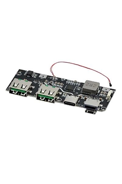 CNL Çift Usb 5V 22.5W Ledli Micro Type-C Powerbank Modülü