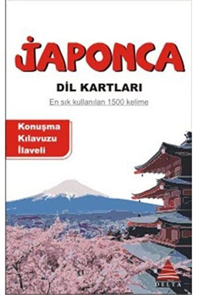 Delta Kültür Yayınevi Japonca Dil Kartları & Kelime Ezberlemeyi Kolaylaştıran, Günlük Konuşmada Rehber