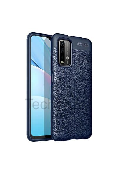 TechTrove Xiaomi Poco M3 Kılıf Deri Extra Korumalı Slikon Kapak