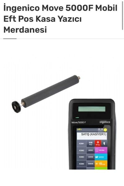 ingenico Move 5000F Mobil Eft Pos Kasa Yazıcı Merdanesi