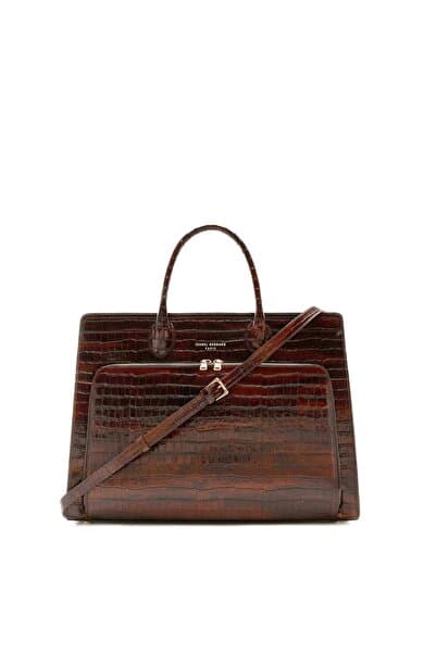 Honoré Handtasche, Laptoptasche braun