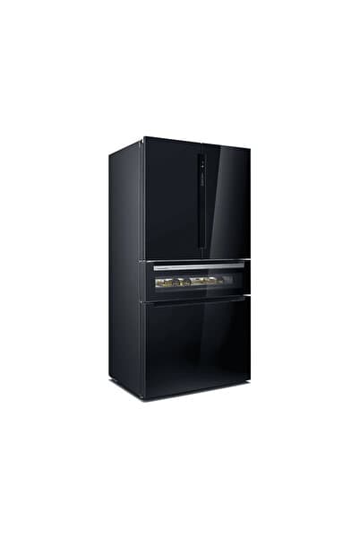 Siemens KF96RSBEA 458L 4 Kapılı Alttan Donduruculu Buzdolabı Siyah