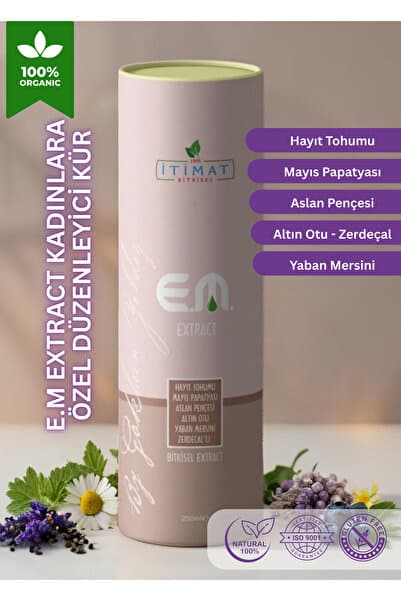 Kadınlara Özel Hayıt Tohumu - Aslan Pençesi - Papatya - Yaban Mersini - Zerdeçal Ekstraktı 250ml