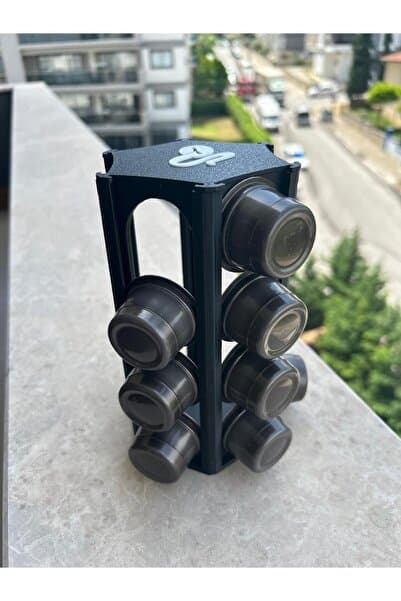 Miralux Cafissimo Kapsül Kahve Standı Dekoratif Çok Amaçlı 24 Kapsül Siyah