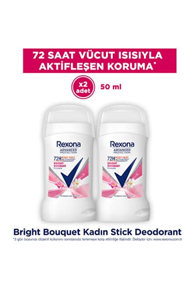 Advanced Protection Kadın Stick Deodorant Bright Bouquet 50 ml x2
