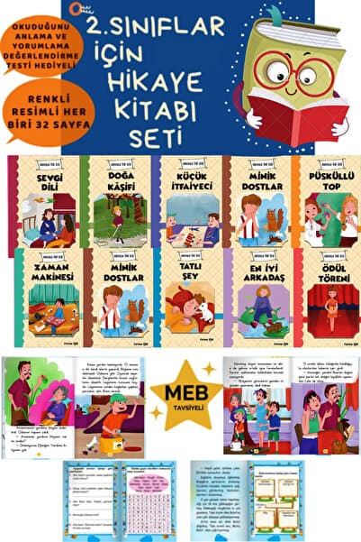 Ata Yayıncılık 2.sınıf Öğrencileri Için Okuma Kitabı Hikaye Seti Harry Ata öykü