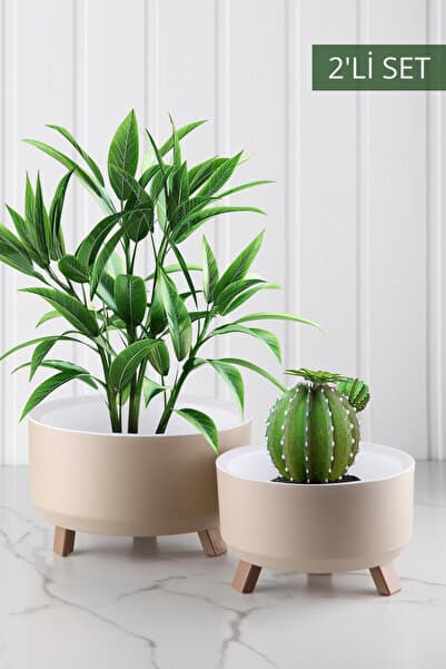 Nandy Home Tripot Model 2'li Saksı Seti