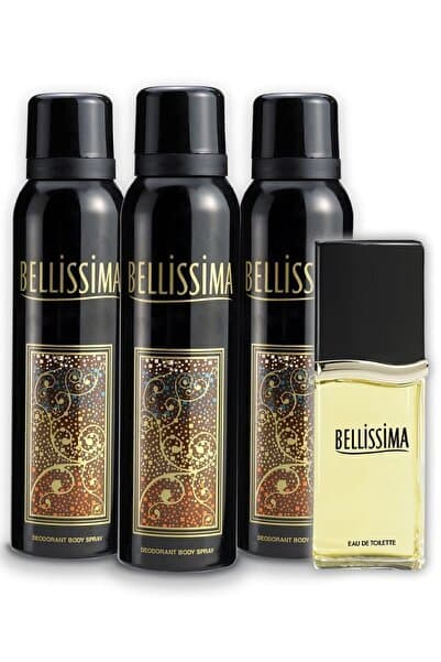Bellisima Edt Kadın Parfüm 60 ml ve Kadın Deodorant 3x150 ml