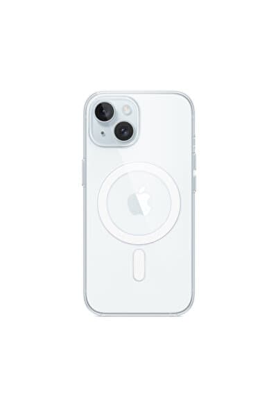 schitec İphone 15 Magsafe Özellikli Şeffaf Kılıf