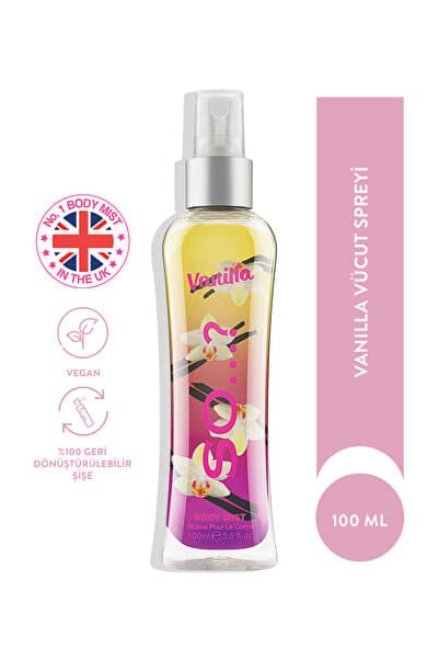 So Fragrance So...? Vanilla (VANİLYA) Vücut Spreyi 100ml