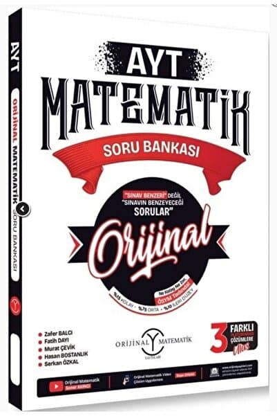 Orijinal Yayınları Ayt Orijinal Matematik Soru Bankası 2026 Basım