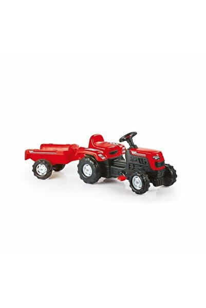 Dolu 8146 OYUNCAK ROMORKLU TRAKTOR KIRMIZI