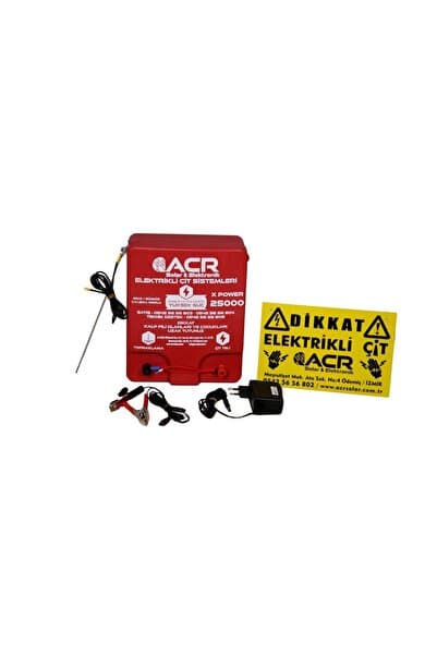 ACR XPOWER 25000 PLUS ÇİT MAKİNASI TAKIM YABANİ HAYVAN AY/ DOMUZ - GECE / GÜNDÜZ MODLU