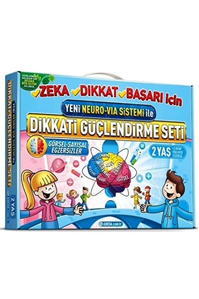 Adeda 2 Yaş Dikkat Güçlendiren Set - 2 Yaş Için Dikkat Güçlendirme