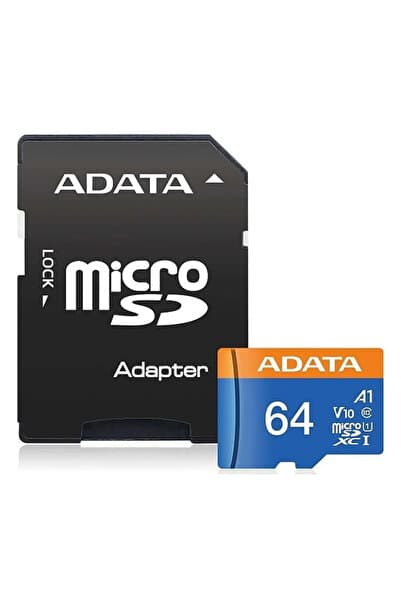 Adata Premier 64 GB AUSDX64GUICL10A1-RA1 100MB/s UHS-I Class10 V10 Micro SD Kart