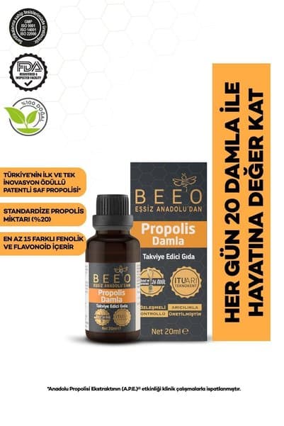 BEE'O Propolis Damla 20 ml