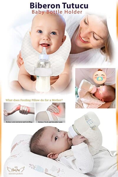Anne Dostu Biberon Tutucu, Emzirme Kolaylaştırıcı, Emzirme Yastığı, Pratik Bebek Beslenme