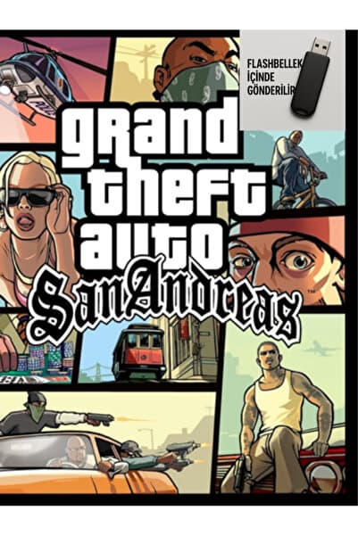 Tigdes 🎮 Gta San Andreas Yenilenmiş Grafik | Usb Flash Bellek Ile Gönderilen Bilgisayar Oyunu