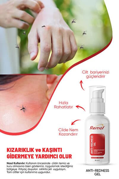 remof Anti Redness ( Kızarıklık Karşıtı ) Anlık Yatıştırıcı Jel 50 ml