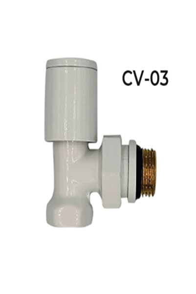 florad YENİ ENERJİ 1/2 Kaplama Köşe Havlupan Vanası Köşe Radyatör Vanası 1 Adet