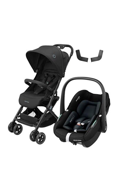 Maxi-Cosi Maxi-Cosi Lara2-Pebble S Tek Elle Katlanabilen Ultra Kompakt Seyahat Sistem Bebek Arabası Black