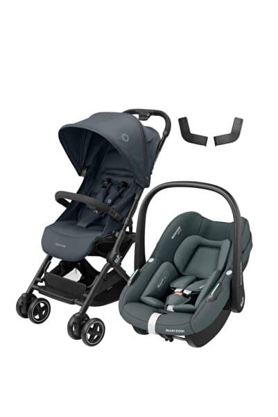 Maxi-Cosi Maxi-Cosi Lara2-Pebble S Tek Elle Katlanabilen Ultra Kompakt Seyahat Sistem Bebek Arabası Graphite