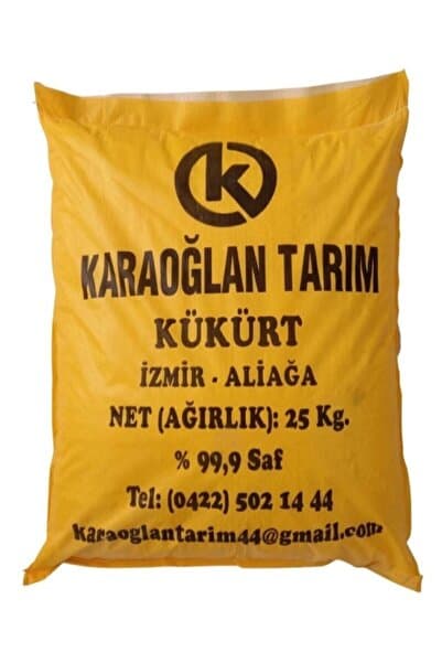 karaoğlan tarım Akrep Vb. Yılan Domuz Kovucu Doğal Kükürt 25 Kg