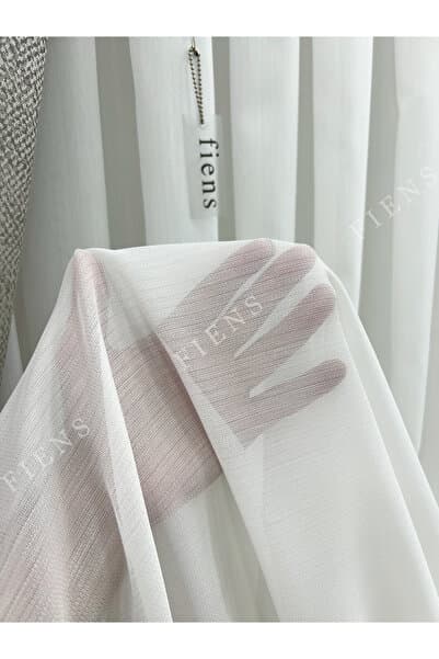 FİENS LÜKS İPEK BAMBU SOFT Şantuklu Ağır Gramajlı 1/3 Sık Pileli Tül Perde Ütüİstemez | En Çok Satılan