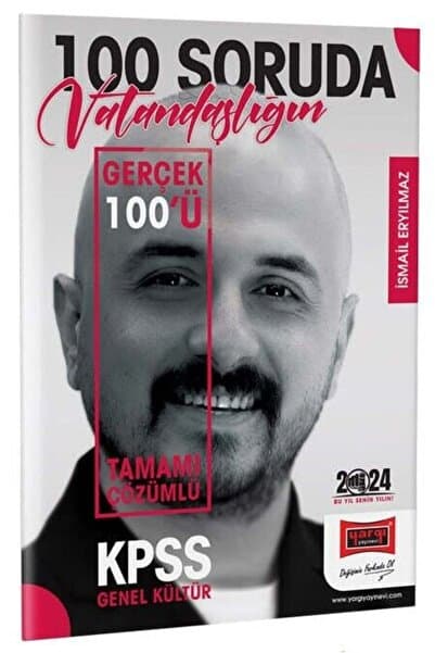Yargı Yayınları Yargı 2024 KPSS 100 Soruda Vatandaşlık Vatandaşlığın Gerçek 100 ü Soru Bankası Çözümlü - İsmail Eryı