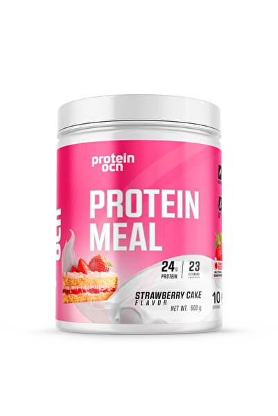 Proteinocean Protein Meal | Proteinli Öğün Tozu - Strawberry Cake - 600g - 10 Servis