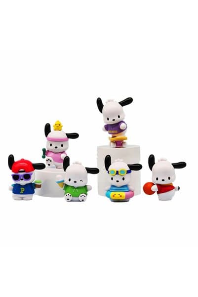 Kawaii Hello Kitty Pochacco Sürpriz Koleksiyonluk Sevimli Figür (Rastgele 1 Adet)