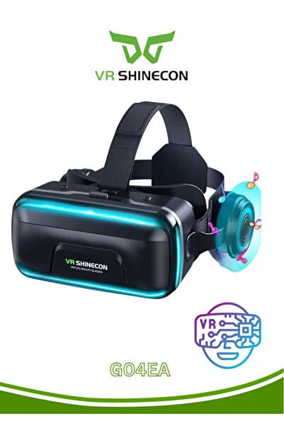 Sanal Gerçeklik Gözlüğü Kulaklıklı 3d Vr Filmler Video Oyunları Tüm Telefonlara Uyumlu Vr-box
