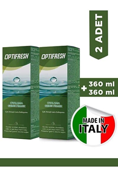 OPTIFRESH Lens Solüsyonu 360ml + 360ml 2 Adet